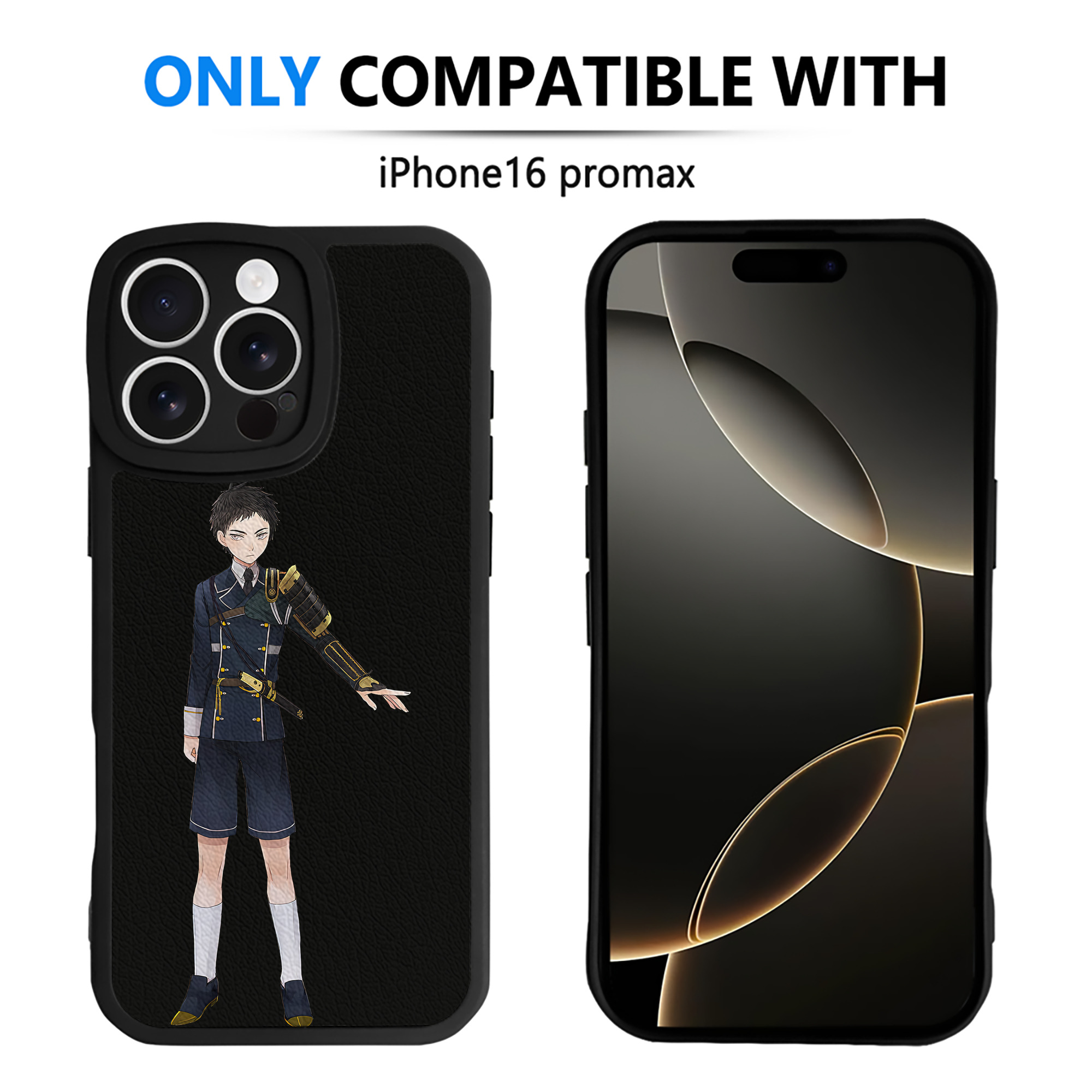 （画像用） 刀剣乱舞 Touken Ranbu 【iPhone 16シリーズ対応】シリコンスマホケース（レザー調） 材質：シリコン